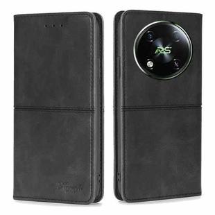 For Itel RS4 4G Cow Texture Magnetic Leather Phone Case(Black)