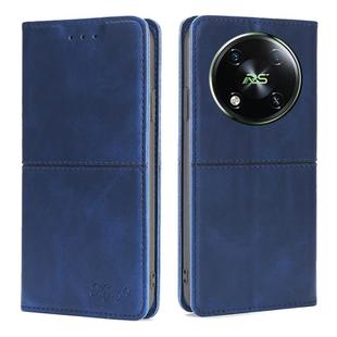 For Itel RS4 4G Cow Texture Magnetic Leather Phone Case(Blue)