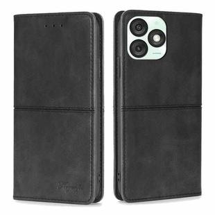 For Itel A50 4G Cow Texture Magnetic Leather Phone Case(Black)