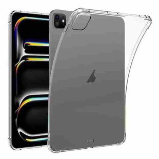 For iPad Pro 13 2024 Highly Transparent TPU Full Thicken Corners Shockproof Protective Case(Transparent)