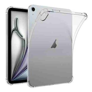 For iPad Air 13 2024 Highly Transparent TPU Full Thicken Corners Shockproof Protective Case(Transparent)