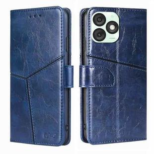 For Itel A50 4G Geometric Stitching Leather Phone Case(Blue)