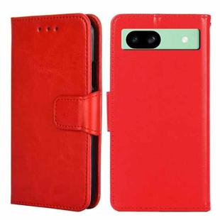 For Google Pixel 8a Crystal Texture Leather Phone Case(Red)