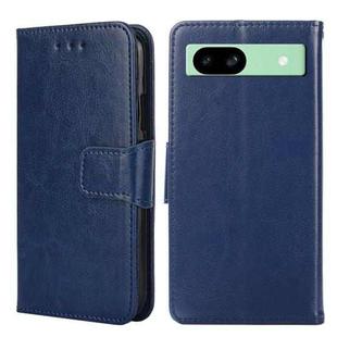 For Google Pixel 8a Crystal Texture Leather Phone Case(Royal Blue)