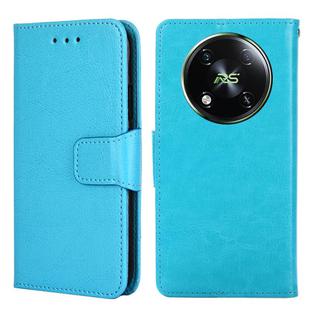 For Itel RS4 4G Crystal Texture Leather Phone Case(Sky Blue)