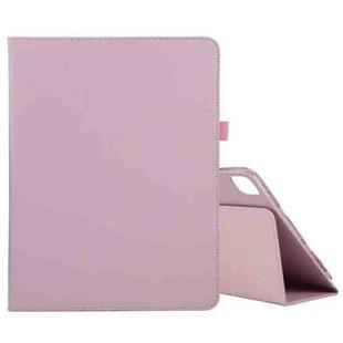 For iPad Air 11 2024 Litchi Texture Solid Color Leather Tablet Case(Pink)