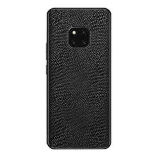 For Huawei Mate 20 Pro Cross Texture PU Leather Phone Case(Black)