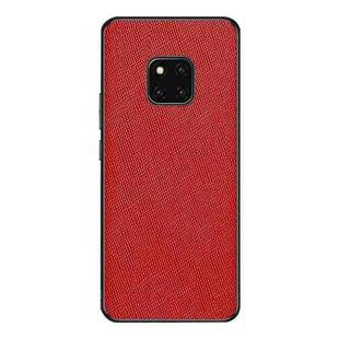 For Huawei Mate 20 Pro Cross Texture PU Leather Phone Case(Red)