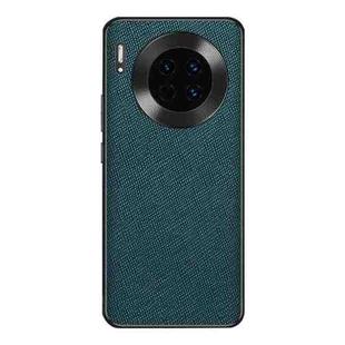For Huawei Mate 30 Pro Cross Texture PU Leather Phone Case(Dark Green)