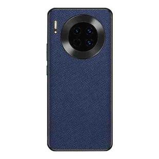 For Huawei Mate 30 Cross Texture PU Leather Phone Case(Sapphire Blue)