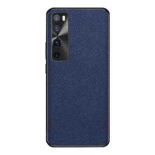 For Huawei nova 7 Pro 5G Cross Texture PU Leather Phone Case(Sapphire Blue)