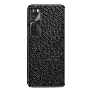 For Huawei nova 7 Pro 5G Cross Texture PU Leather Phone Case(Black)