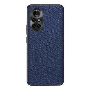 For Huawei nova 8 Cross Texture PU Leather Phone Case(Sapphire Blue)