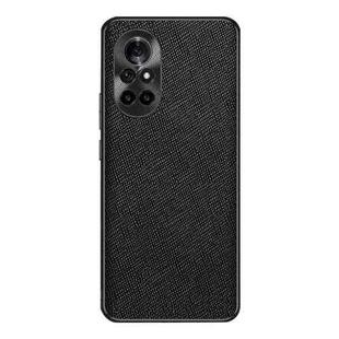 For Huawei nova 8 Cross Texture PU Leather Phone Case(Black)