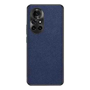 For Huawei nova 8 Pro Cross Texture PU Leather Phone Case(Sapphire Blue)