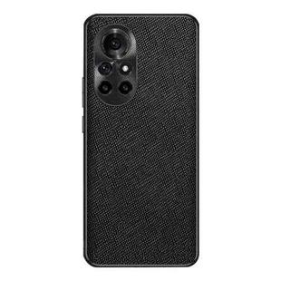 For Huawei nova 8 Pro Cross Texture PU Leather Phone Case(Black)