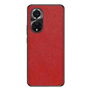 For Huawei nova 9 Pro Cross Texture PU Leather Phone Case(Red)