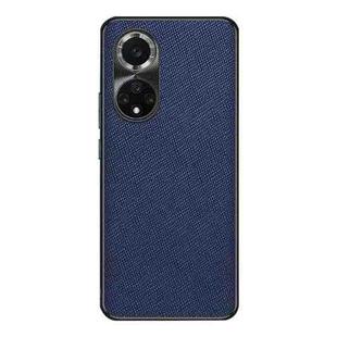 For Huawei nova 9 Cross Texture PU Leather Phone Case(Sapphire Blue)