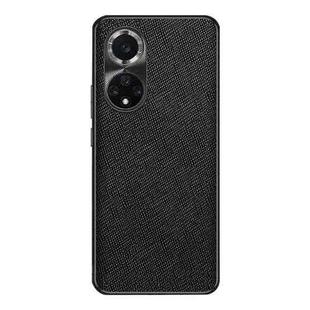 For Huawei nova 9 Cross Texture PU Leather Phone Case(Black)