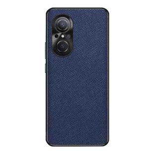 For Huawei nova 9 SE Cross Texture PU Leather Phone Case(Sapphire Blue)