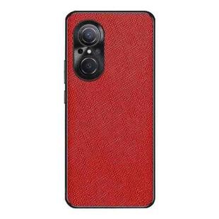 For Huawei nova 9 SE Cross Texture PU Leather Phone Case(Red)