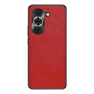 For Huawei nova 10 Pro Cross Texture PU Leather Phone Case(Red)