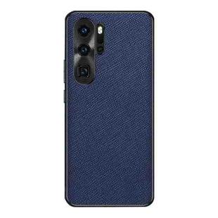 For Huawei P30 Pro Cross Texture PU Leather Phone Case(Sapphire Blue)