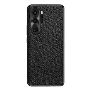 For Huawei P30 Pro Cross Texture PU Leather Phone Case(Black)