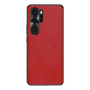 For Huawei P30 Pro Cross Texture PU Leather Phone Case(Red)