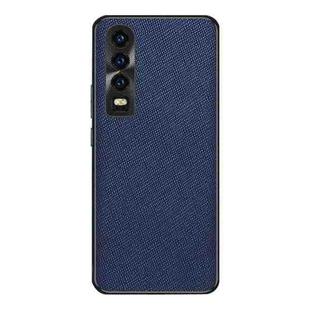 For Huawei P30 Cross Texture PU Leather Phone Case(Sapphire Blue)