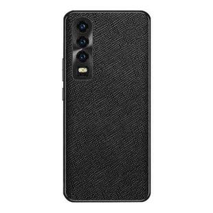 For Huawei P30 Cross Texture PU Leather Phone Case(Black)