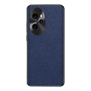 For Honor 100 Pro Cross Texture PU Leather Phone Case(Sapphire Blue)