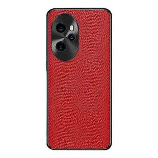 For Honor 100 Pro Cross Texture PU Leather Phone Case(Red)