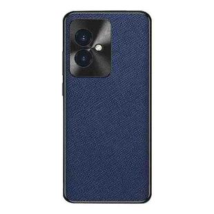 For Honor 100 Cross Texture PU Leather Phone Case(Sapphire Blue)