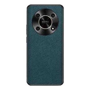 For Honor X30 Cross Texture PU Leather Phone Case(Dark Green)