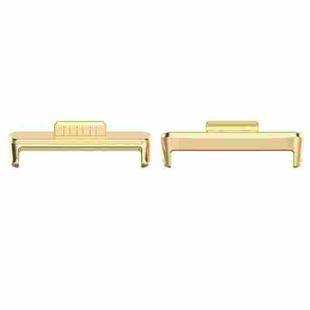 For Huawei Watch Fit3 20mm 1 Pair Metal Watch Band Connector(Gold)