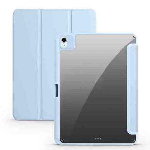 For iPad Air 11 2024 Acrylic 3-folding Smart Leather Tablet Case(Sky Blue)