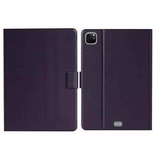 For iPad Pro 11 2024 Pure Color Smart Leather Tablet Case(Purple)