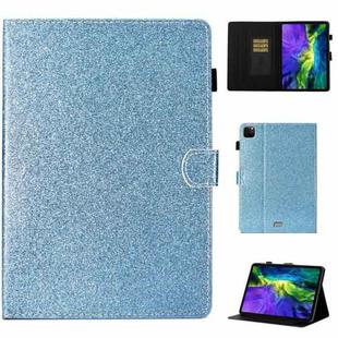 For iPad Pro 11 2024 Glitter Smart Leather Tablet Case(Blue)