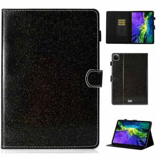 For iPad Pro 11 2024 Glitter Smart Leather Tablet Case(Black)