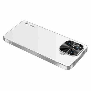 For Xiaomi Mi 11 Pro AG Frosted Electroplating Acrylic Phone Case(Silver White)