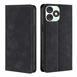 For Itel A50 4G Skin Feel Magnetic Leather Phone Case(Black)