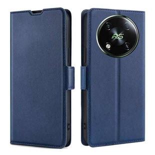 For Itel RS4 4G Ultra-thin Voltage Side Buckle Horizontal Flip Leather Phone Case(Blue)