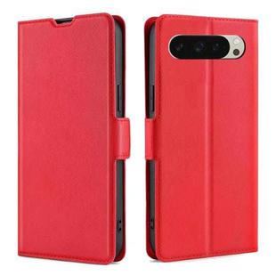 For Google Pixel 9 Ultra-thin Voltage Side Buckle Horizontal Flip Leather Phone Case(Red)