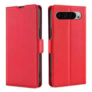 For Google Pixel 9 Pro XL Ultra-thin Voltage Side Buckle Horizontal Flip Leather Phone Case(Red)