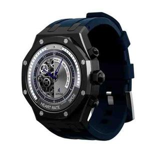 WS-18 1.43 inch IP67 Sport Smart Watch, Support Bluetooth Call / Sleep / Blood Oxygen / Heart Rate / Blood Pressure Health Monitor(Black+Blue)