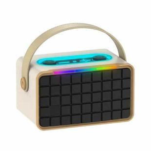 NewRixing NR8801 15W Portable Outdoor Bluetooth Speaker TWS Stereo Speaker(khaki)