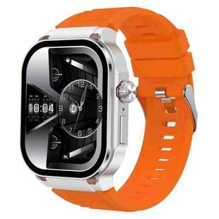 G40S 2.06 inch IP67 BT5.2 Sport Smart Watch, Support Bluetooth Call / Sleep / Blood Oxygen / Heart Rate / Blood Pressure Health Monitor(Orange)