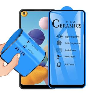 For Samsung Galaxy A21 2.5D Full Glue Full Cover Ceramics Film