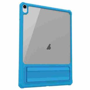 For iPad mini 6 Transparent PC Hybrid TPU Tablet Case with Holder(Sky Blue)